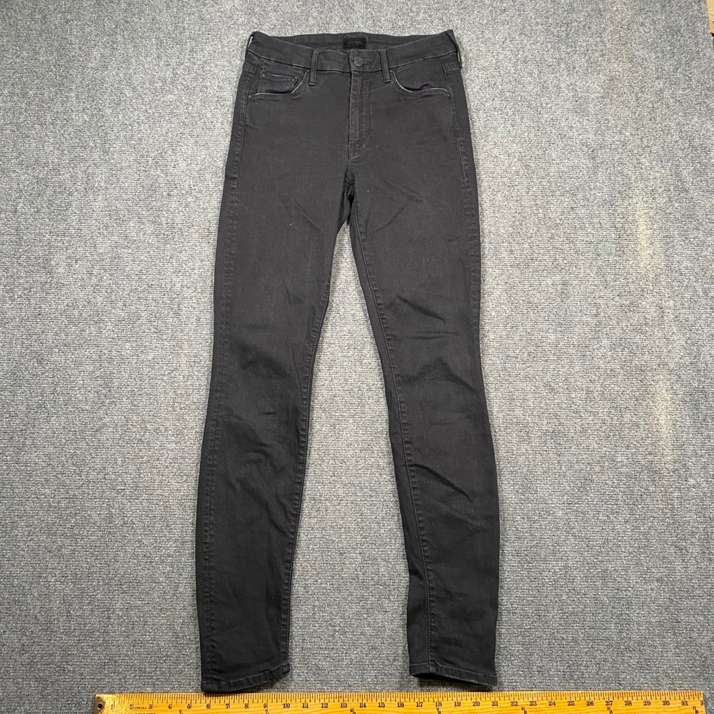 MOTHER The‎ Looker Not Guilty Jeans Women's Size 26 Black Skinny High Rise